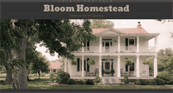 Desktop Screenshot of bloomhomestead.com